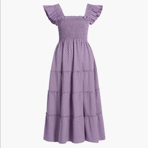 Hill House dress. Purple print. Size small.